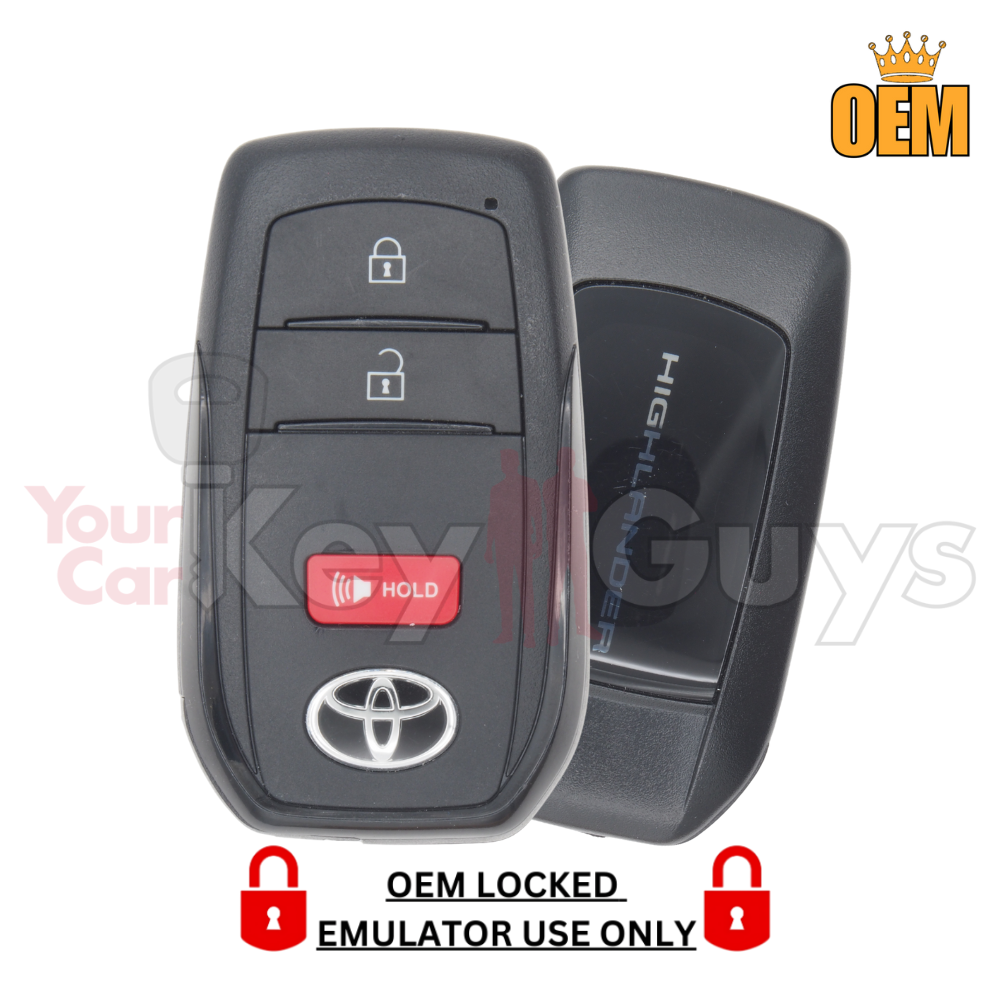 LOCKED OEM 2024-2026 Toyota Highlander 3B Smart Key HYQ14FBX