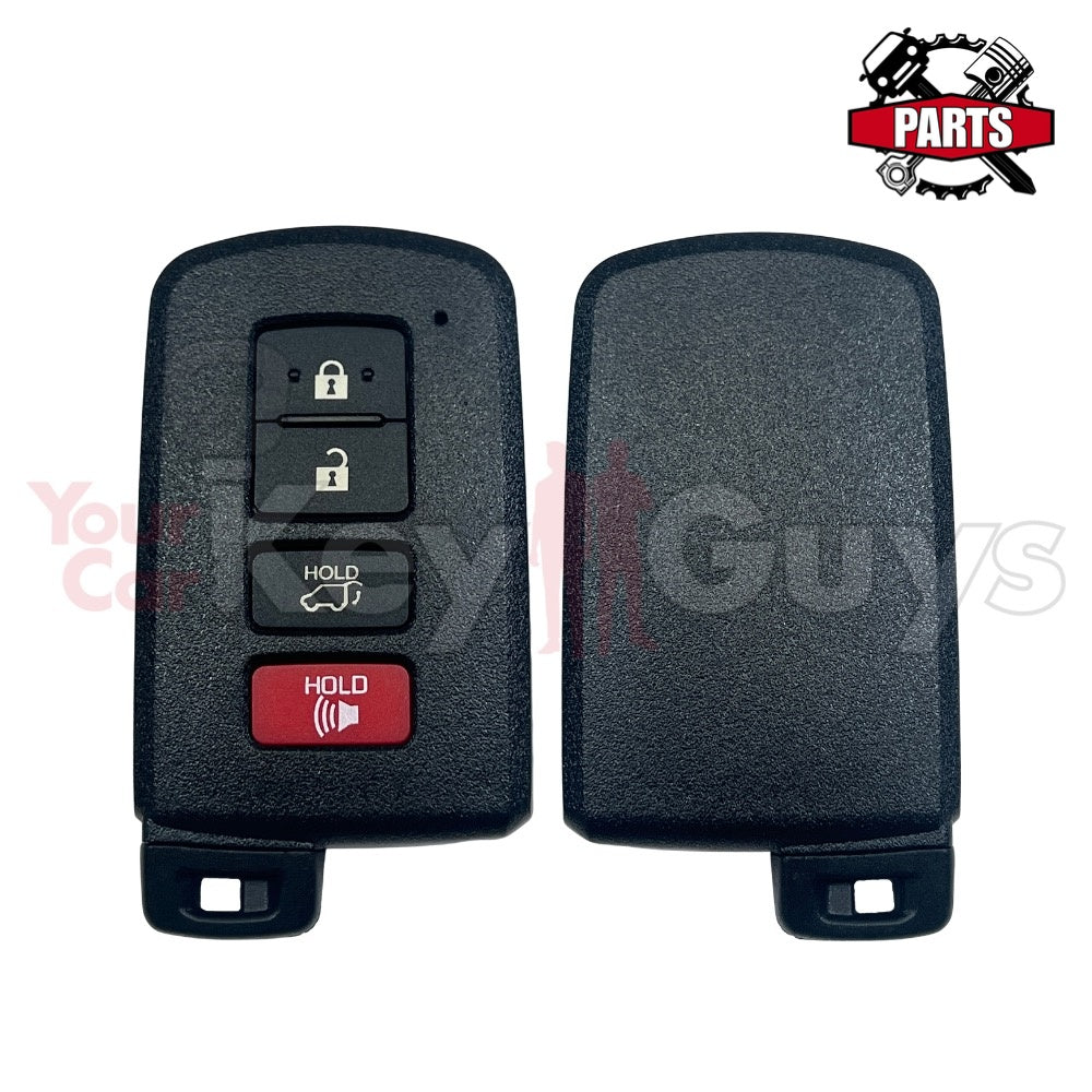 SHELL Replacement for Toyota 4B Hatch Smart Key HYQ14FBA HYQ14FBB