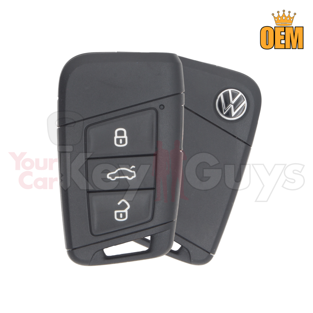 2018-2026 Volkswagen 4B Trunk Smart Key Black MQB 5C KR5FS14T