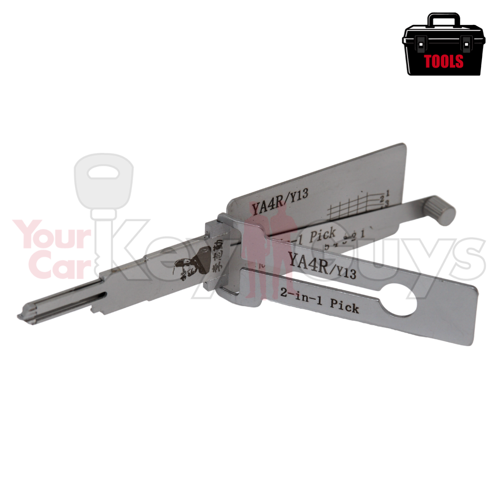 Original Lishi YA4R/Y13 IC50 (2-in-1) Pick 5 Cut Anti Glare