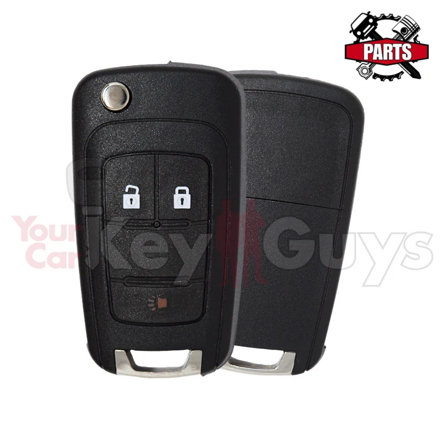 SHELL Replacement for Chevy GMC Buick 3B Flip Key