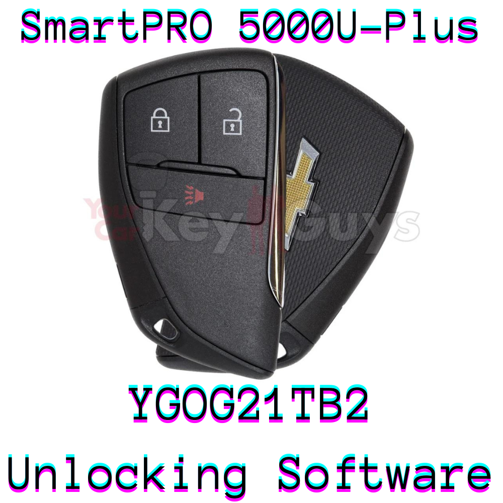 SmartPro 5000U Smart Key Unlocking Software Chevrolet YG0G21TB2 3B