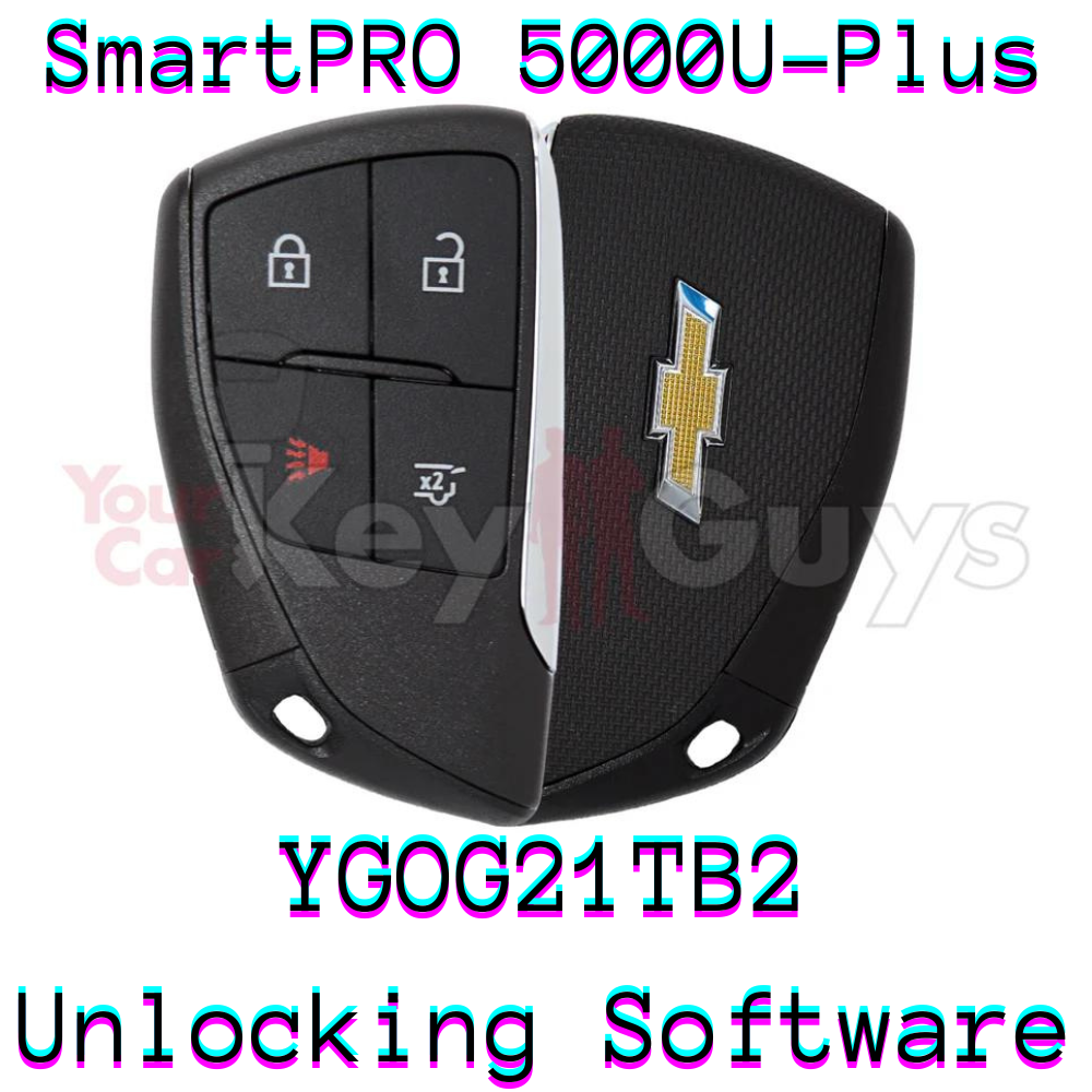 SmartPro 5000U Smart Key Unlocking Software Chevrolet YG0G21TB2 4B Hatch