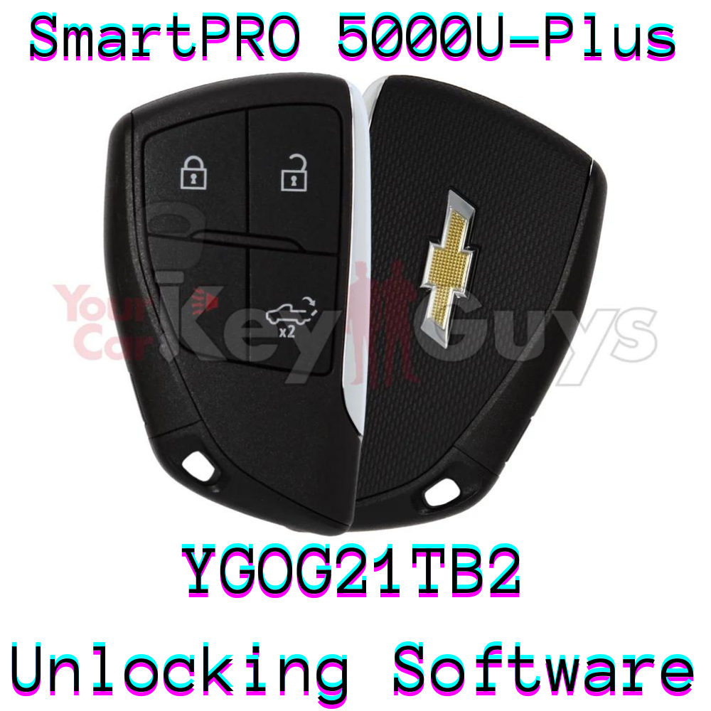 SmartPro 5000U Smart Key Unlocking Software Chevrolet YG0G21TB2 4B Tailgate