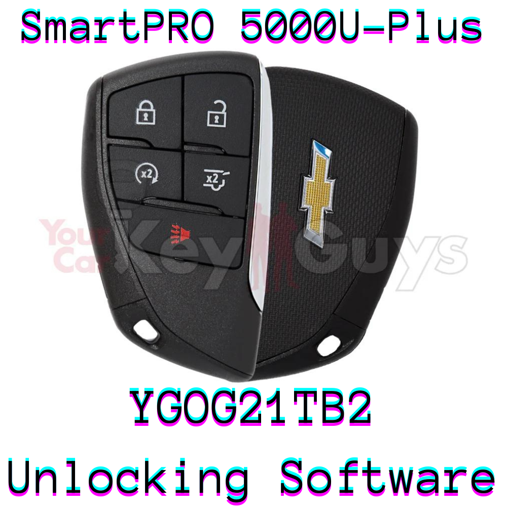 SmartPro 5000U Smart Key Unlocking Software Chevrolet YG0G21TB2 5B Hatch