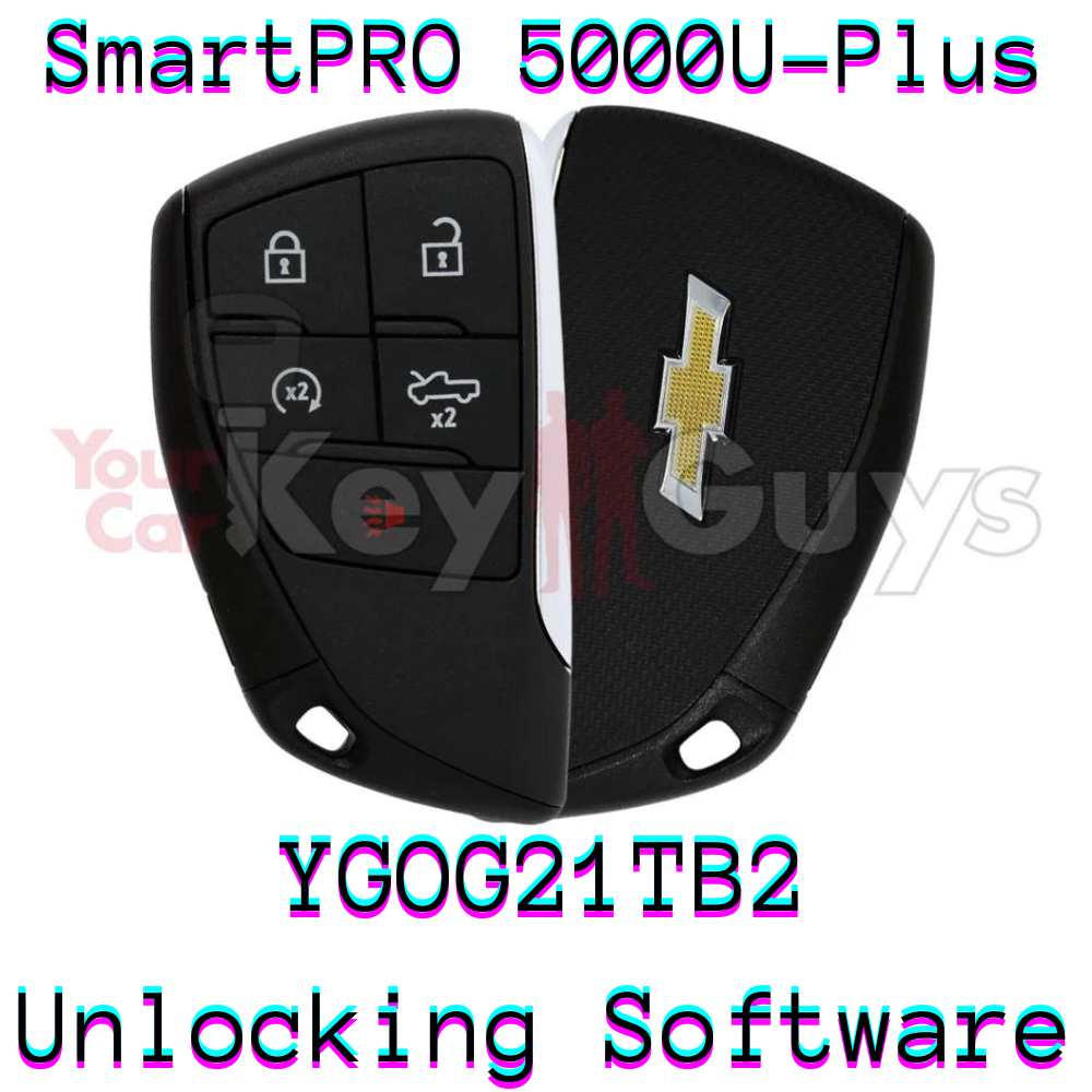 SmartPro 5000U Smart Key Unlocking Software Chevrolet YG0G21TB2 5B Tailgate