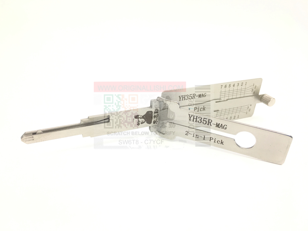 Original Lishi YH35R-MAG (2 in 1) Pick 7 Cut