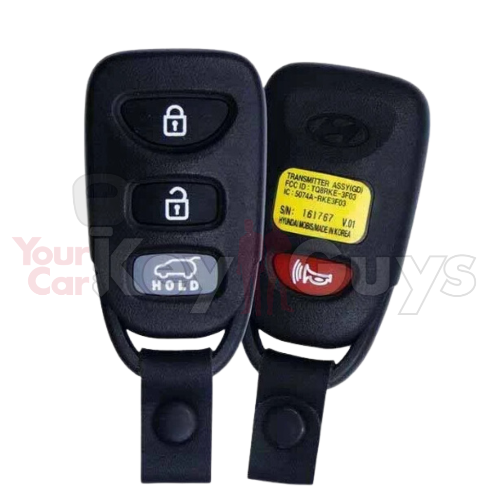 2012-2017 Hyundai Elantra 4B Hatch Remote TQ8-RKE-3F03