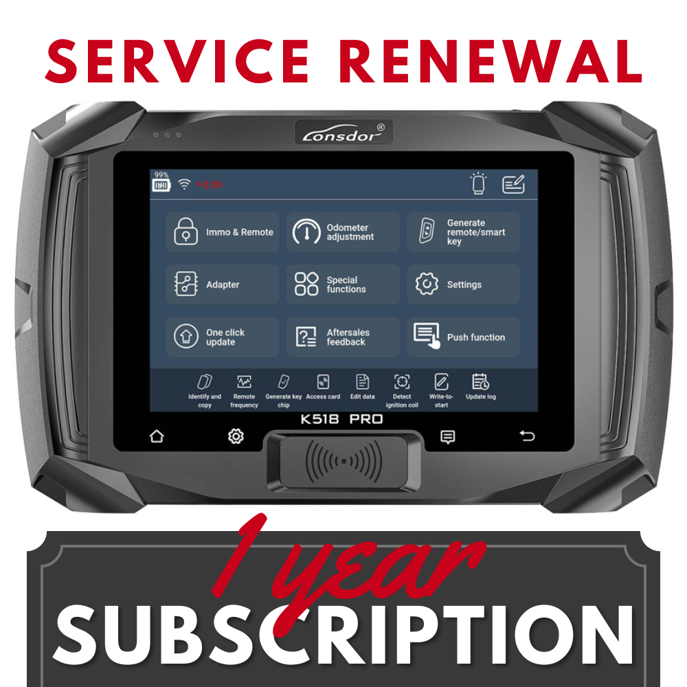 Lonsdor K518 Service Renewal - 1 Year Subscription