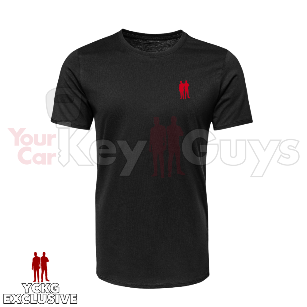 Your Car Key Guys Black Locksmith T-Shirt- The Key Guys Left Breast