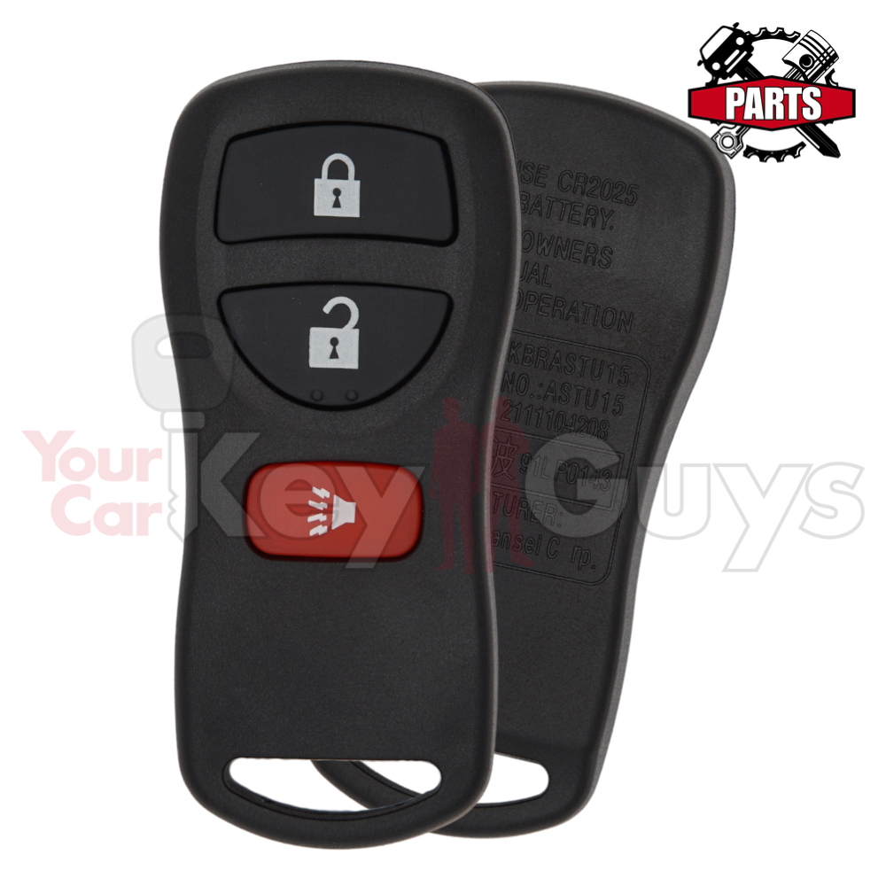 SHELL Replacement for Nissan Remote 3B KBRASTU15