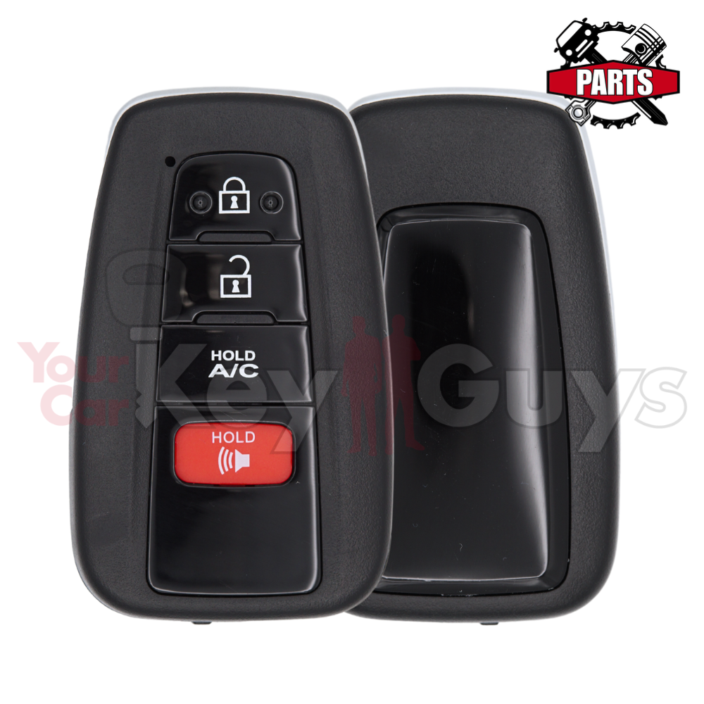 SHELL Replacement for 2017-2021 Toyota Prius Prime 4B A/C Smart Key HYQ14FBE