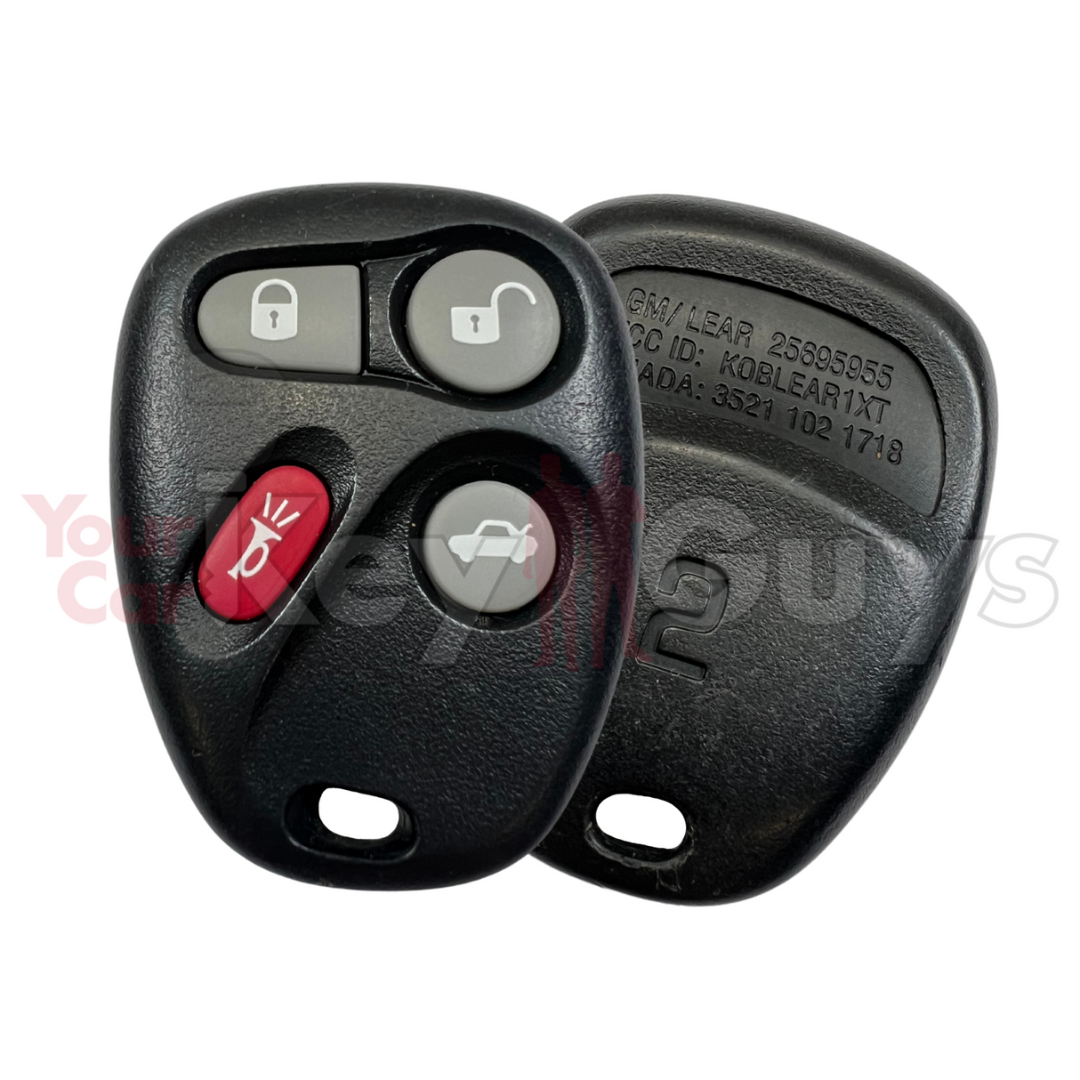 2001-2007 GM Remote 4B Trunk KOBLEAR1XT