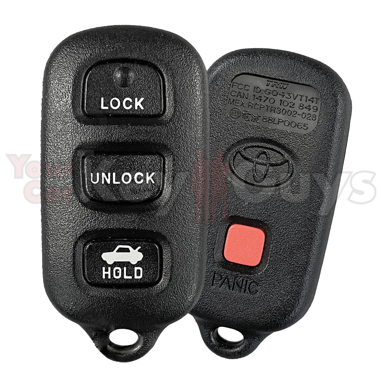 2002-2006 Toyota Camry | Solara 4B Trunk Remote GQ43VT14T