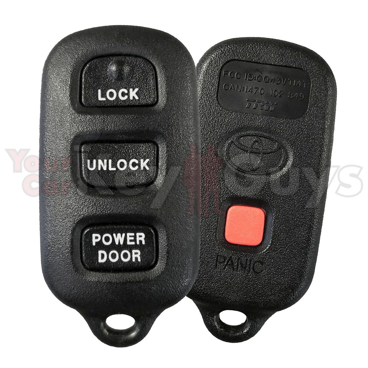 1999-2003 Toyota Sienna 4B Power Sliding Door Remote GQ43VT14T