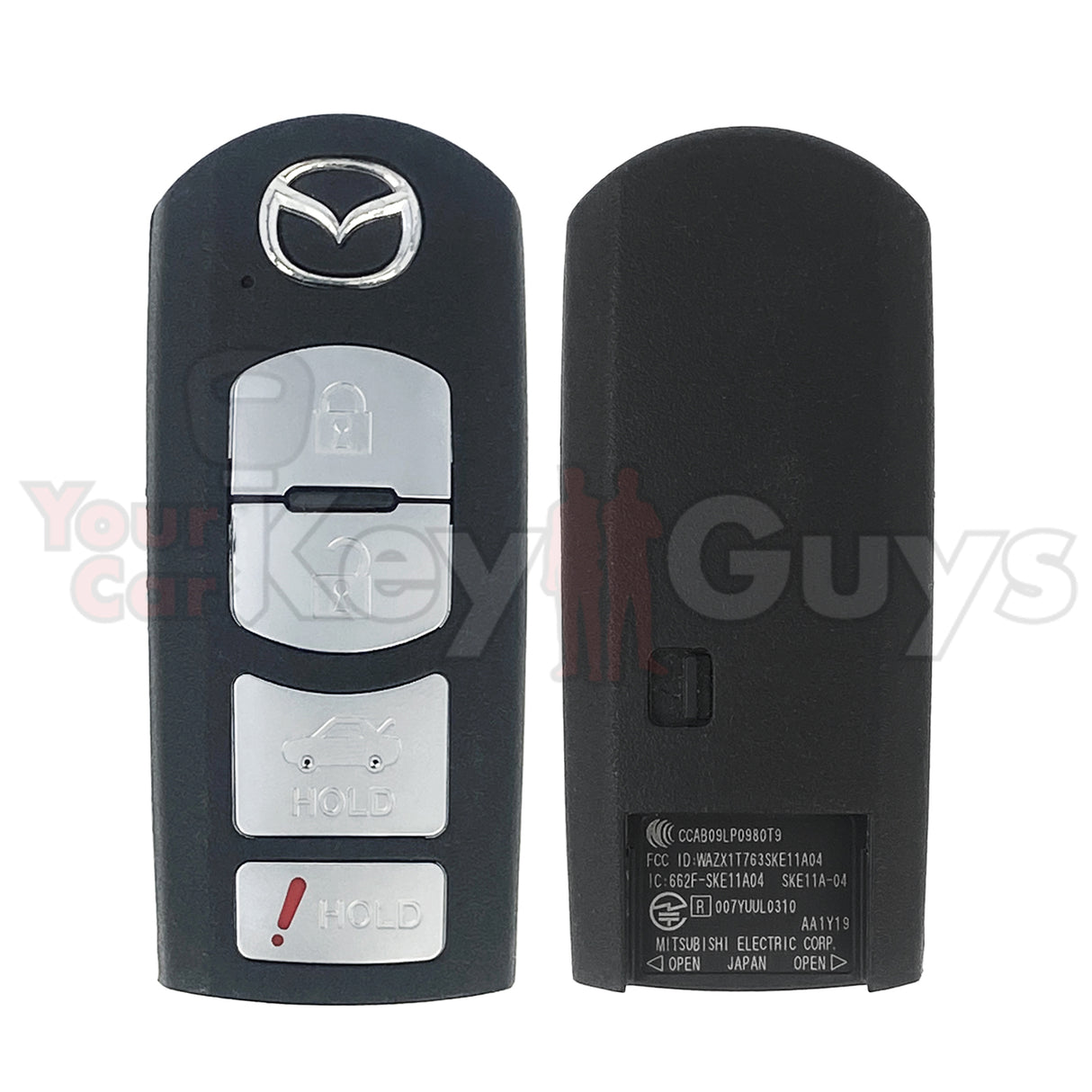 2009-2015 Mazda MX-5 Miata 4B Trunk Smart Key WAZX1T768SKE11A04