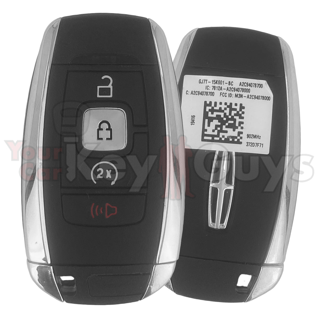 2017-2021 Lincoln Continental | MKX | MKZ Smart Key 4B Remote Start M3N-A2C94078000