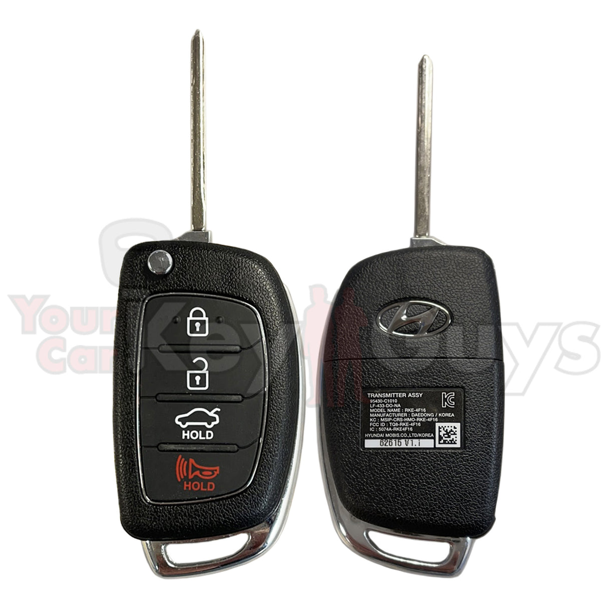 2015-2017 Hyundai Sonata 4B Trunk Flip Key TQ8-RKE-4F16