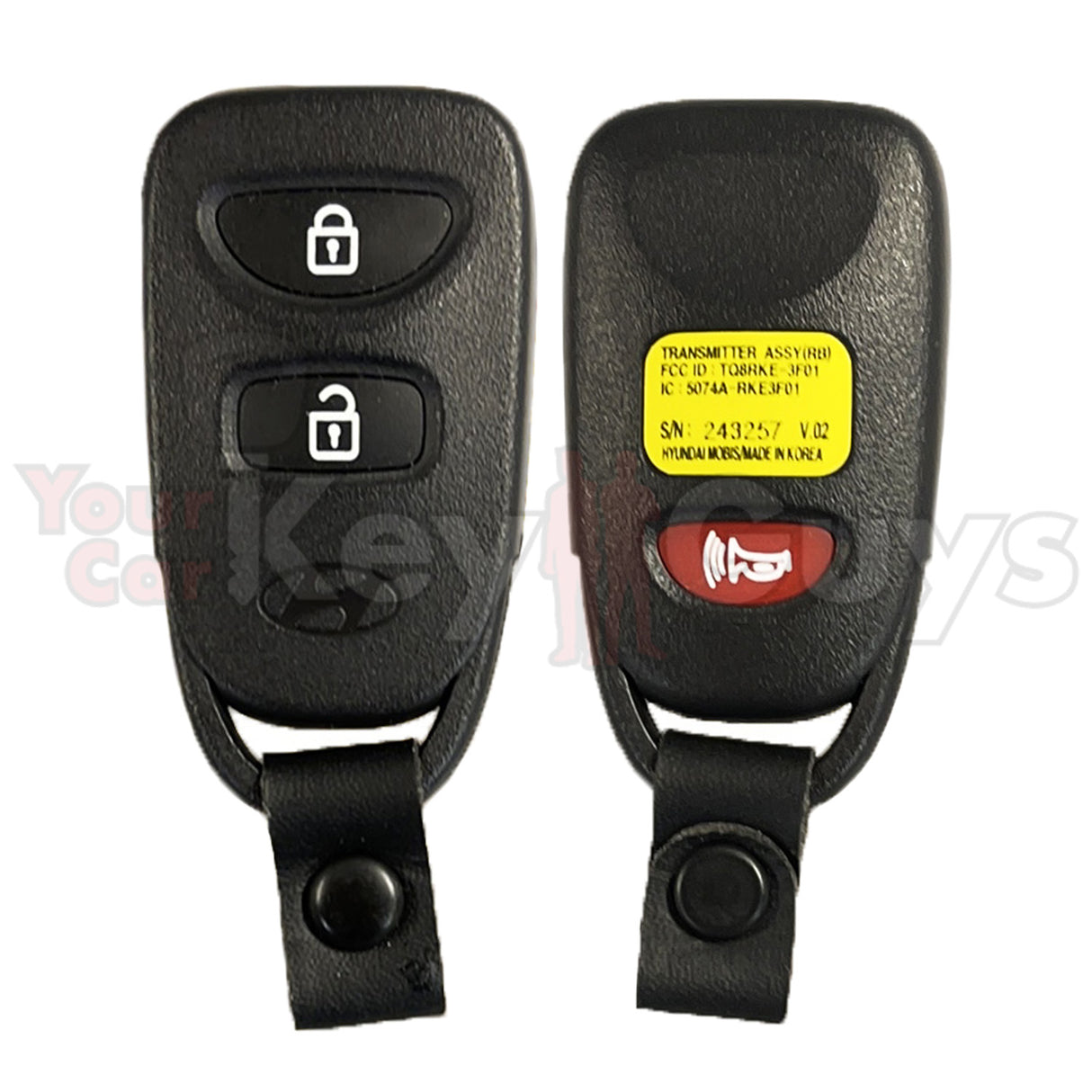 2012-2014 Hyundai Accent 3B Remote TQ8-RKE-3F01