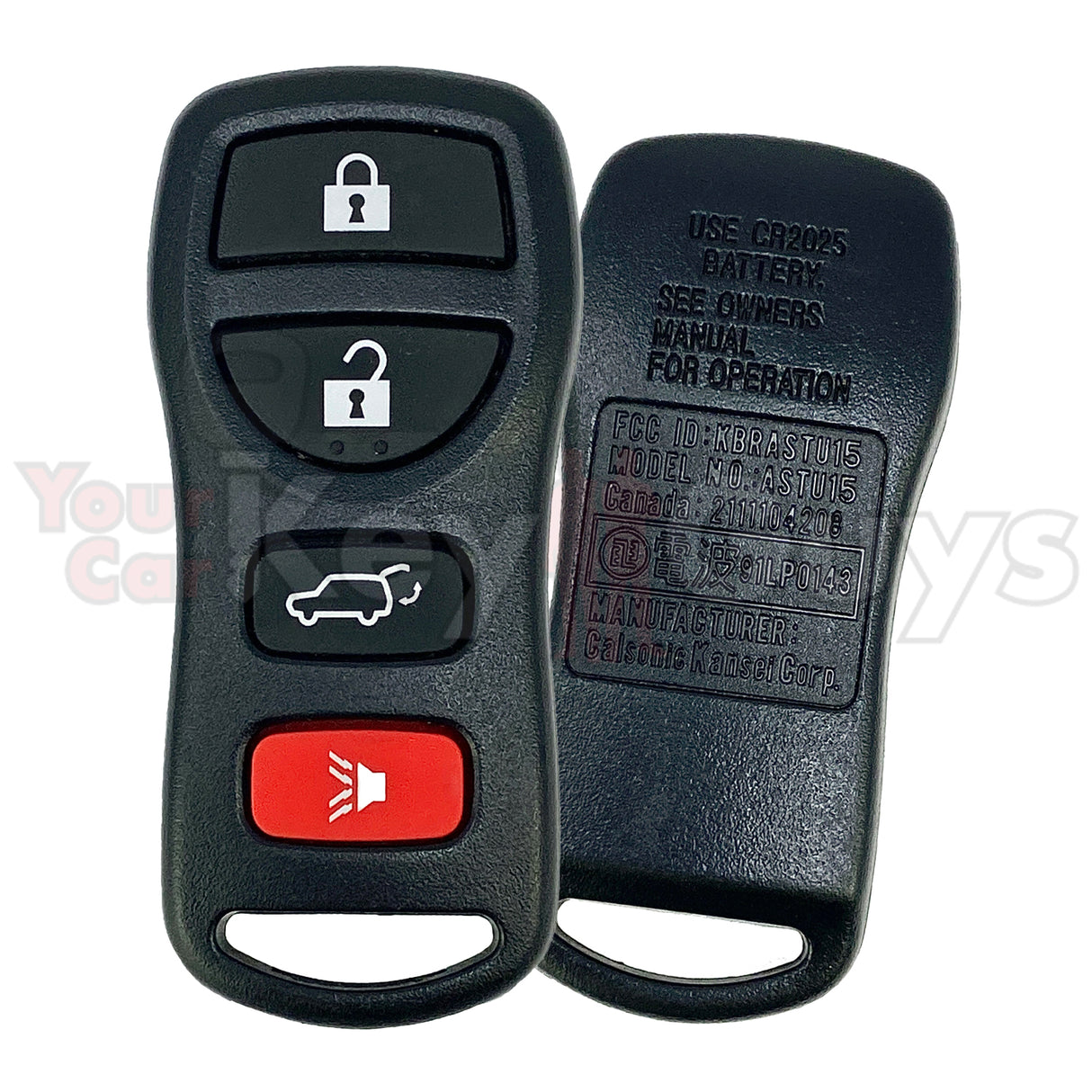 2004-2012 Nissan | Infiniti 4B Hatch Remote KBRASTU15