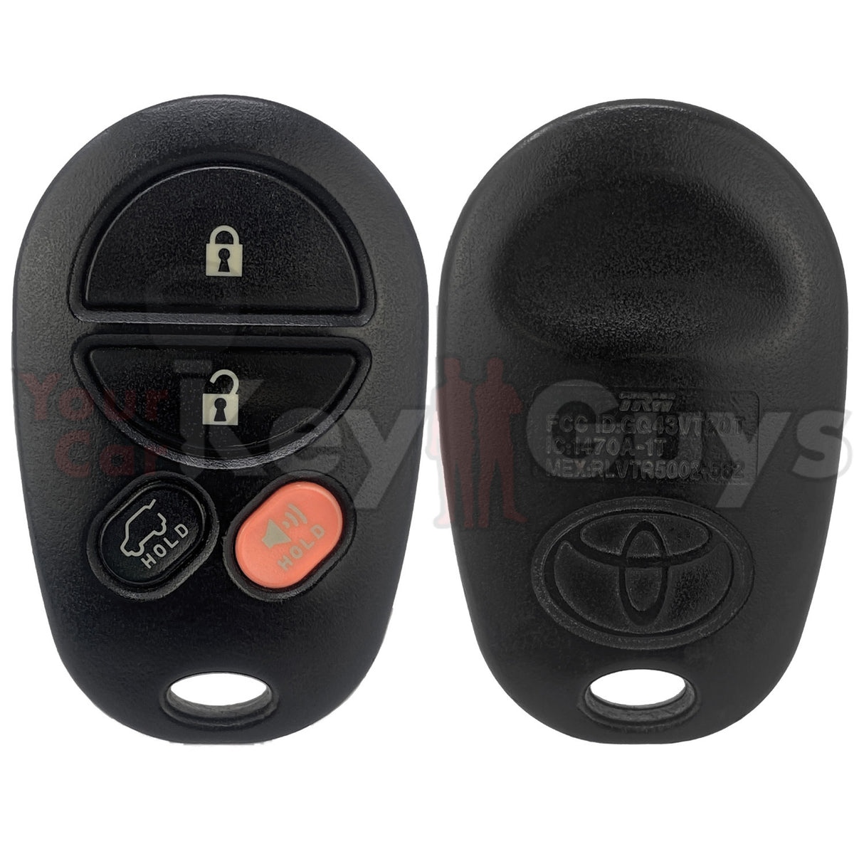 2004-2012 Toyota Highlander 4B Hatch Remote GQ43VT20T