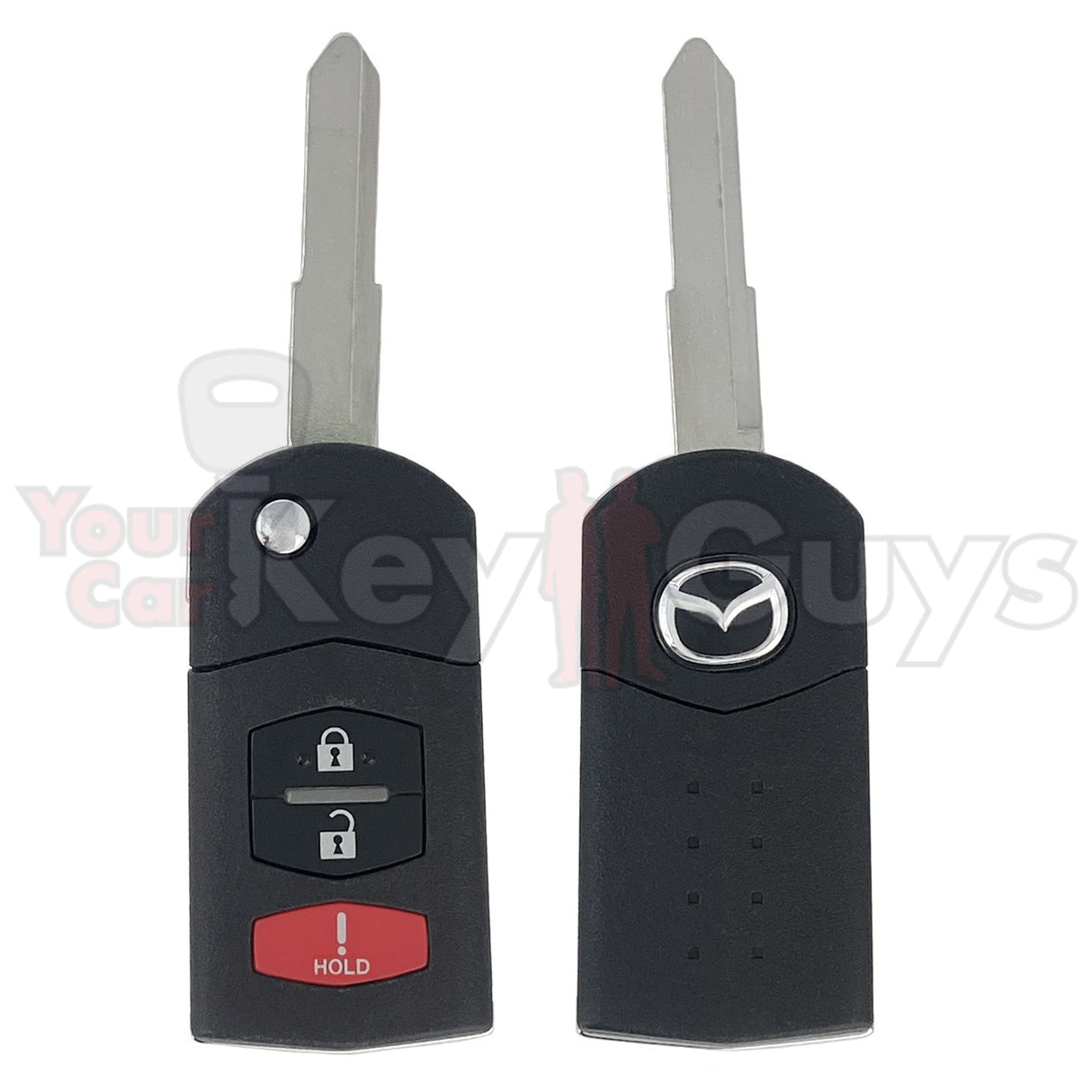 2006-2015 Mazda 2 3 5 CX7 CX9 3B Flip Key BGBX1T478SKE12501