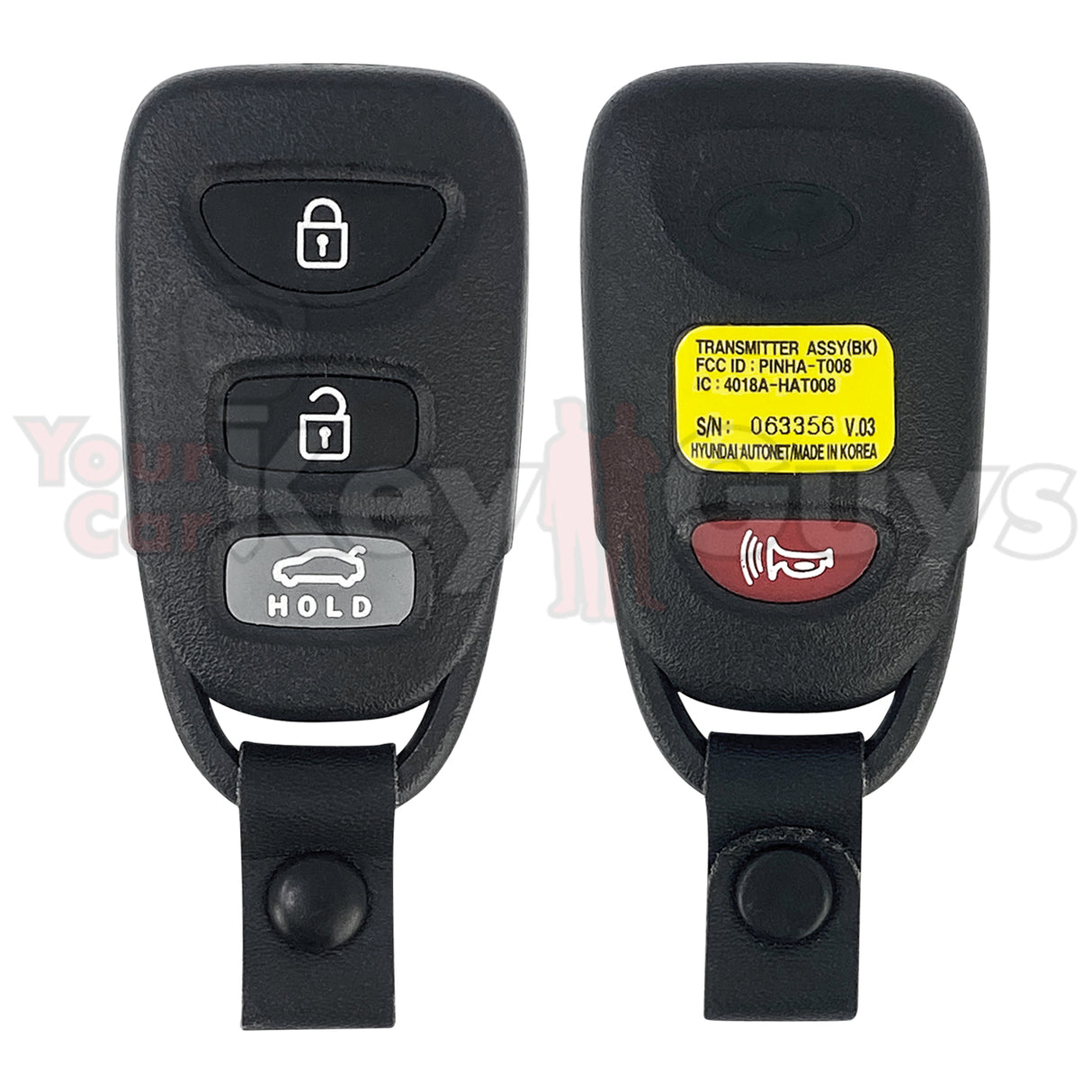 2008-2016 Hyundai Elantra Genesis 4B Trunk Remote PINHA-T008