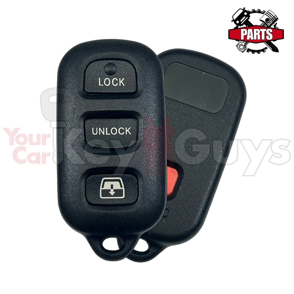 SHELL Replacement for Toyota Remote 4B Glass HYQ12BBX | HYQ12BAN | HYQ1512Y