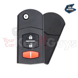 2006-2015 Mazda 2 3 5 CX7 CX9 3B Flip Key BGBX1T478SKE12501