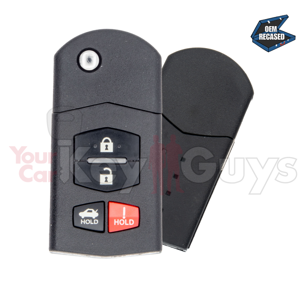 2006-2008 Mazda 6 4B Flip Key KPU41788