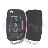 2013-2016 Hyundai Santa Fe 4B Hatch Flip Key TQ8-RKE-3F04