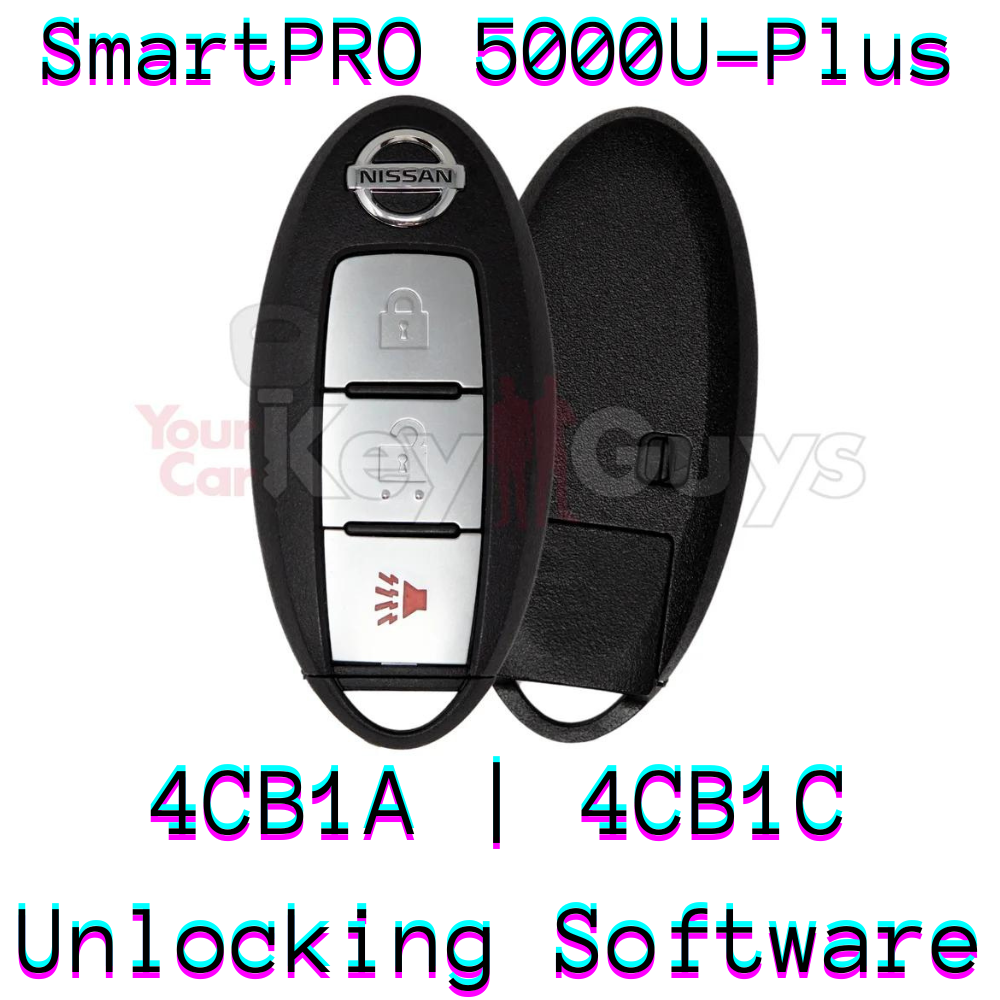 SmartPro 5000U Smart Key Unlocking Software Nissan 3B KR5S180144106 4CB1A | 4CB1C