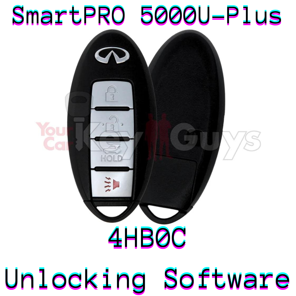 SmartPro 5000U Smart Key Unlocking Software Infiniti 4B Trunk KR5S1801 ...