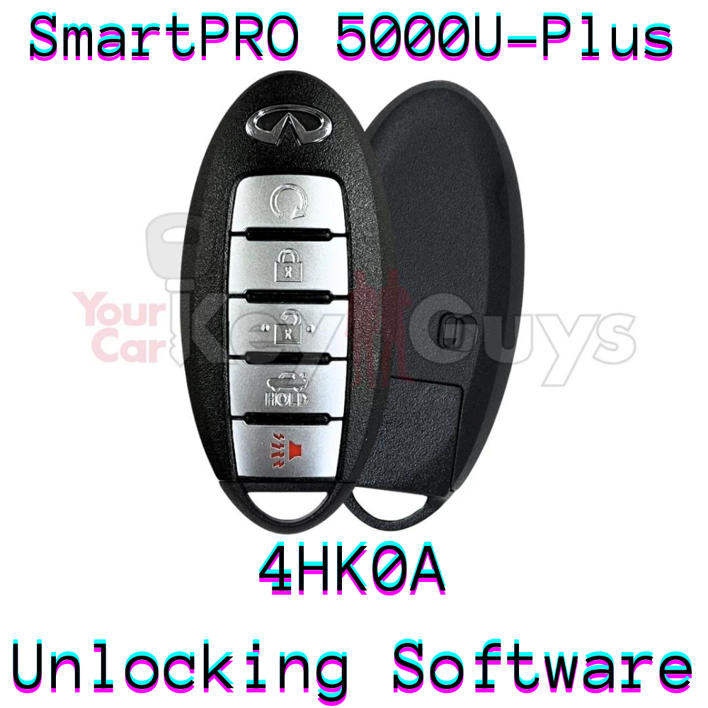 SmartPro 5000U Smart Key Unlocking Software Infiniti 5B Trunk KR5S1801 ...