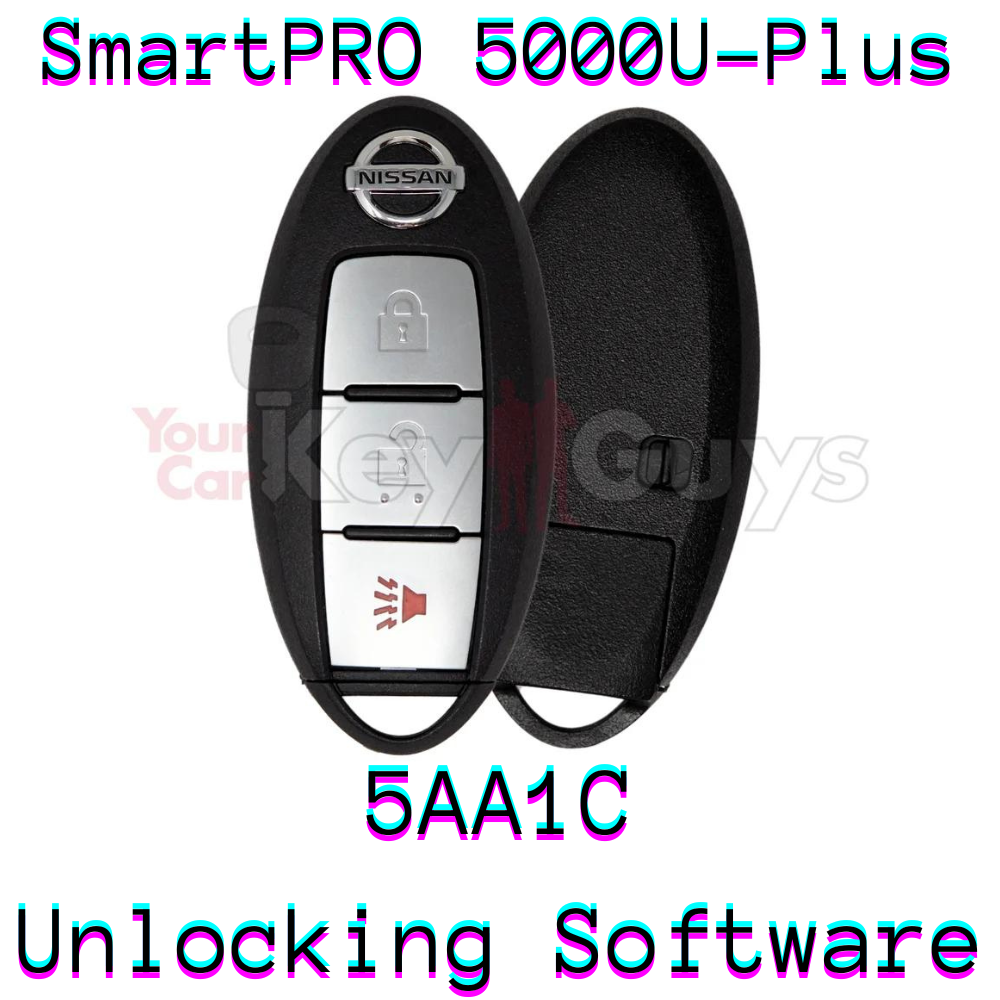 SmartPro 5000U Smart Key Unlocking Software Nissan 3B KR5S180144014 5AA1C