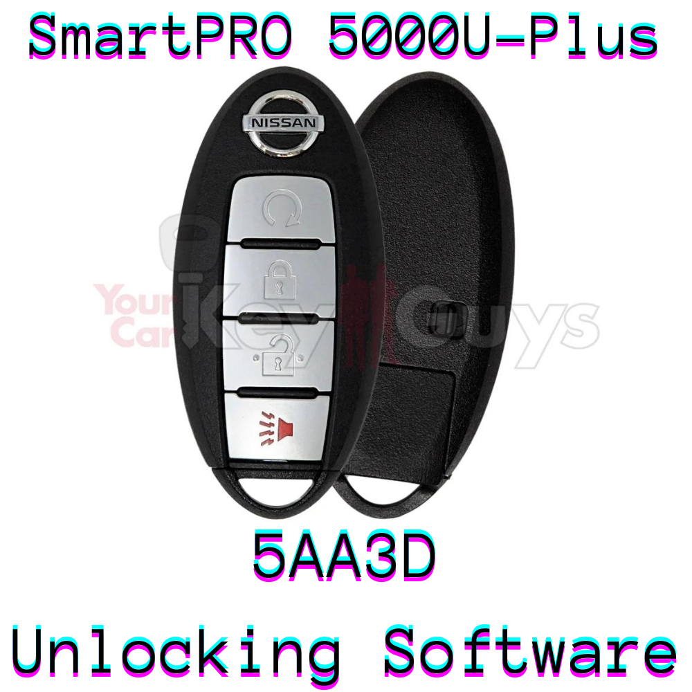 SmartPro 5000U Smart Key Unlocking Software Nissan 4B Remote Start KR5S180144014 5AA3D