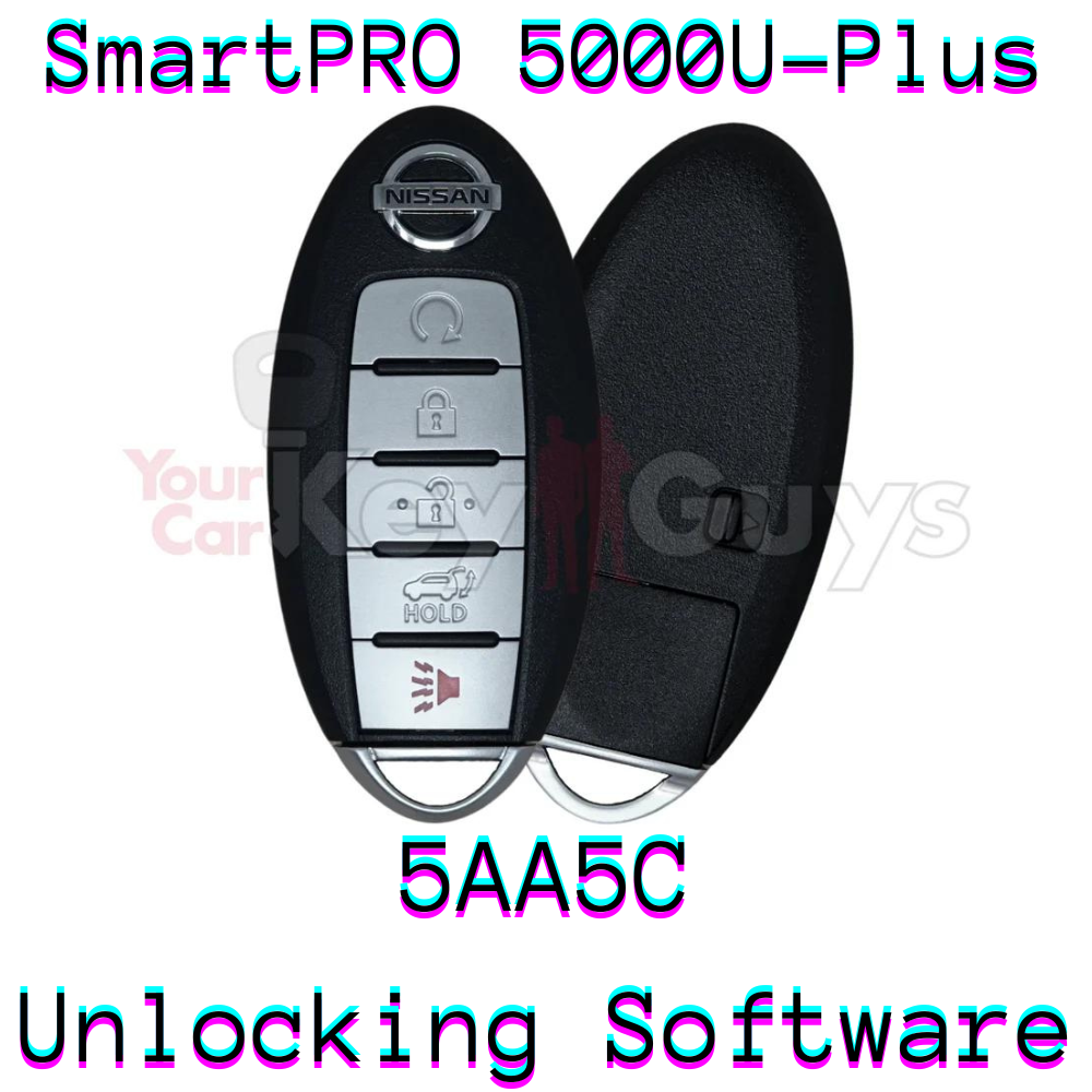 SmartPro 5000U Smart Key Unlocking Software Nissan 5B Hatch KR5S180144014 5AA5C