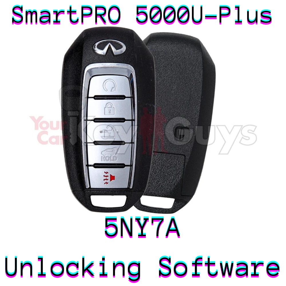 SmartPro 5000U Smart Key Unlocking Software Infiniti 5B Hatch KR5TXN1 5NY7A