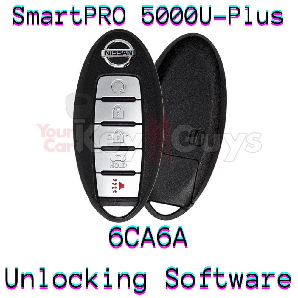 SmartPro 5000U Smart Key Unlocking Software Nissan 5B Trunk KR5TXN4 6CA6A