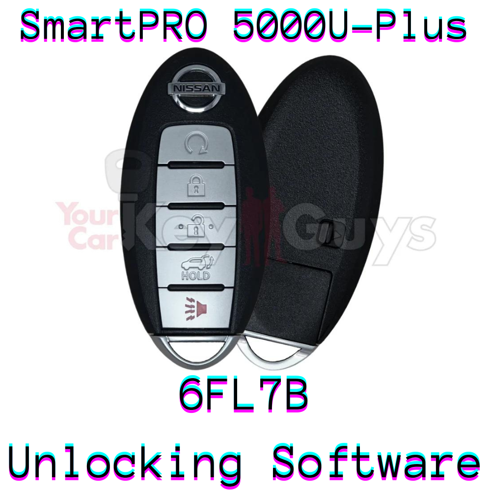 SmartPro 5000U Smart Key Unlocking Software Nissan 5B Hatch KR5S180144106 6FL7B