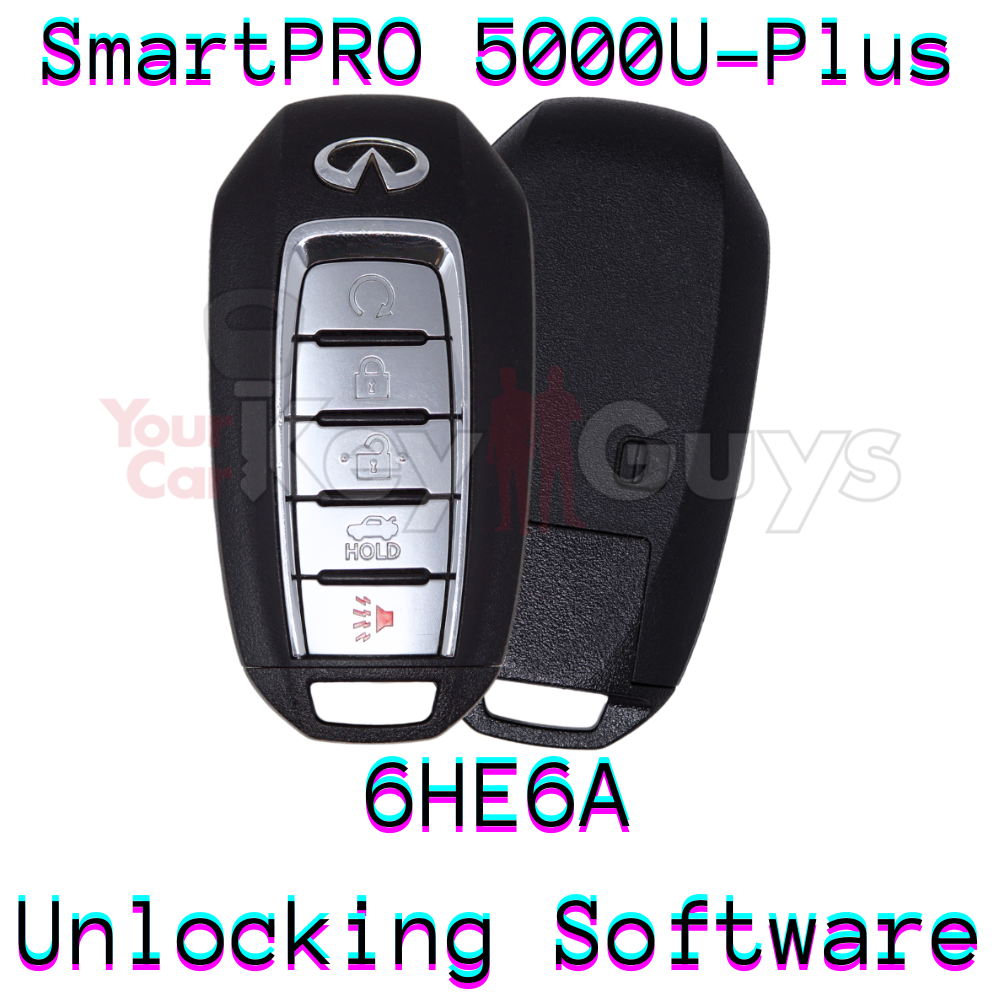 SmartPro 5000U Smart Key Unlocking Software Infiniti 5B Trunk KR5TXN7 6HE6A