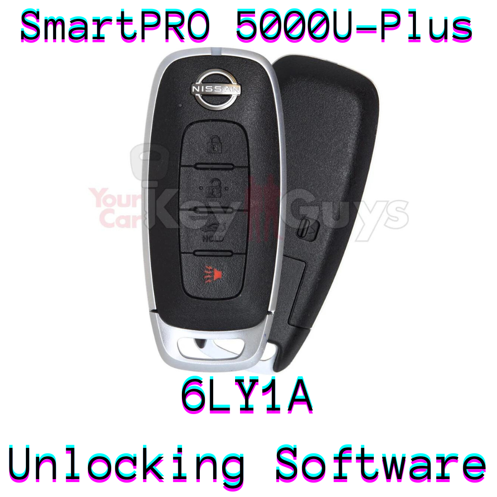 SmartPro 5000U Smart Key Unlocking Software Nissan 4B Trunk KR5TXPZ1 6LY1A | 6LY1E