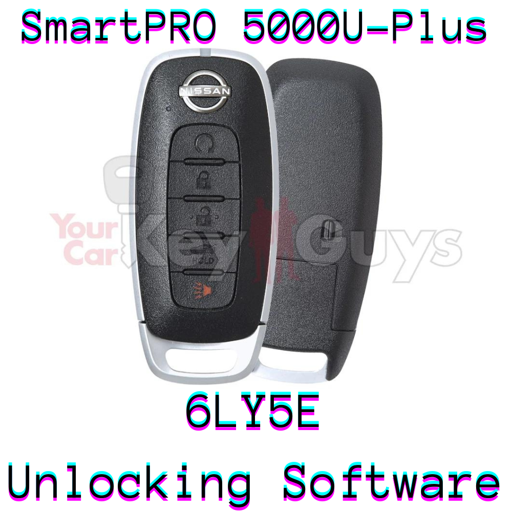 SmartPro 5000U Smart Key Unlocking Software Nissan 5B Trunk KR5TXPZ1 6LY5E