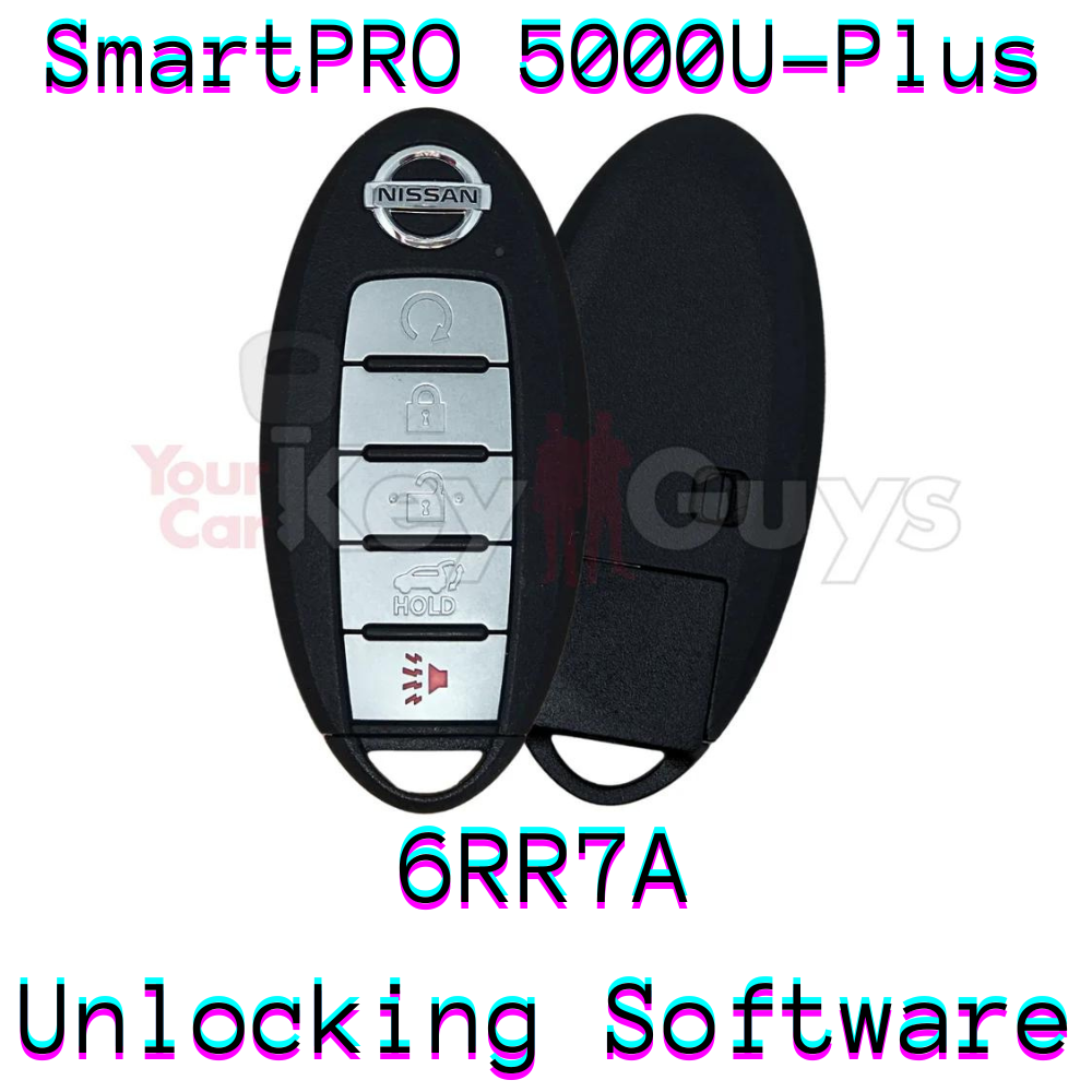 SmartPro 5000U Smart Key Unlocking Software Nissan 5B Hatch KR5TXN4 6RR7A