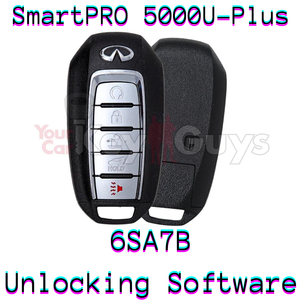 SmartPro 5000U Smart Key Unlocking Software Infiniti 5B Hatch KR5TXN4 6SA7B