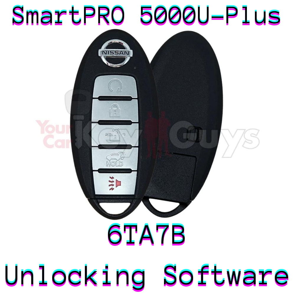 SmartPro 5000U Smart Key Unlocking Software Nissan 5B Hatch KR5TXN4 6TA7B