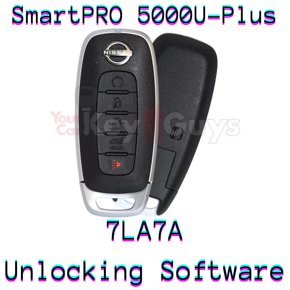 SmartPro 5000U Smart Key Unlocking Software Nissan 5B Hatch KR5TXPZ3 7LA7A