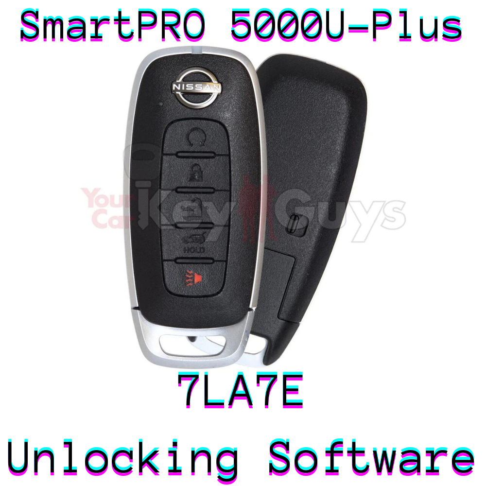 SmartPro 5000U Smart Key Unlocking Software Nissan 5B Hatch KR5TXPZ1 7LA7E