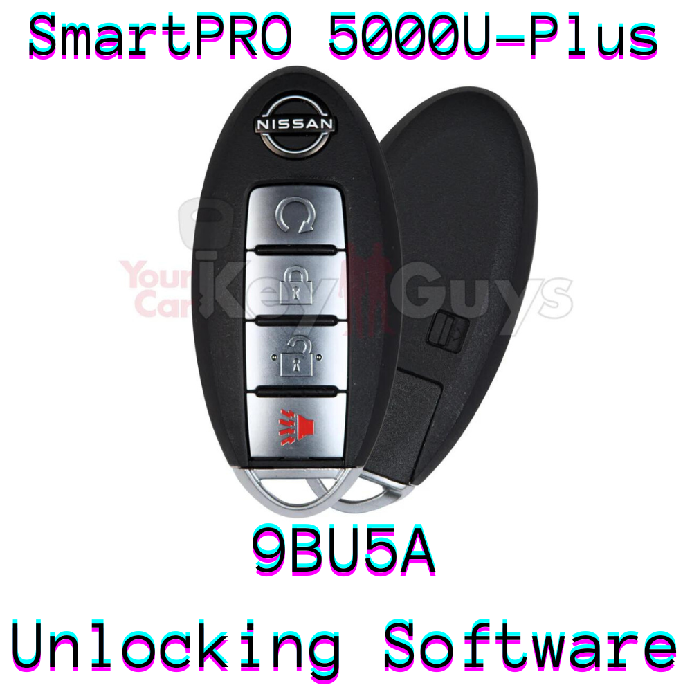 SmartPro 5000U Smart Key Unlocking Software Nissan 4B Remote Start KR5TXN7 9BU5A