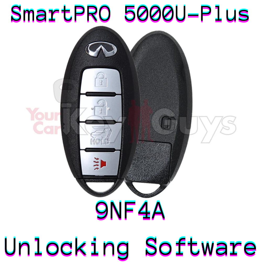 SmartPro 5000U Smart Key Unlocking Software Infiniti 4B Hatch KR5S180144014 9NF4A